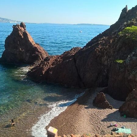 2 Pieces Climatise A 200M Des Plages Theoule-sur-Mer Luaran gambar