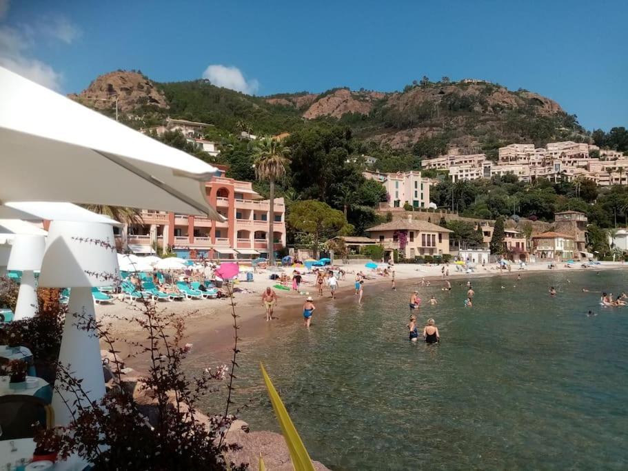 2 Pieces Climatise A 200M Des Plages Theoule-sur-Mer Luaran gambar